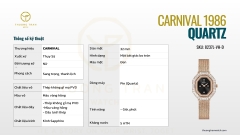 ĐỒNG HỒ NỮ CARNIVAL QUARTZ 8237L-VH-D