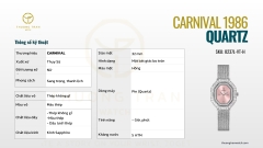 ĐỒNG HỒ NỮ CARNIVAL QUARTZ 8237L-VT-H
