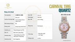 ĐỒNG HỒ NỮ CARNIVAL QUARTZ 8250L-CH-HK