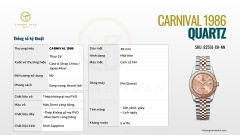 ĐỒNG HỒ NỮ CARNIVAL QUARTZ 8250L-CH-NN