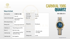 ĐỒNG HỒ NỮ CARNIVAL QUARTZ 8250L-CV-X