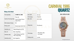 ĐỒNG HỒ NỮ CARNIVAL QUARTZ 8250L-VH-DK