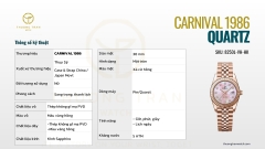 ĐỒNG HỒ NỮ CARNIVAL QUARTZ 8250L-VH-HK
