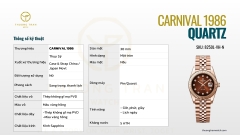 ĐỒNG HỒ NỮ CARNIVAL QUARTZ 8250L-VH-N