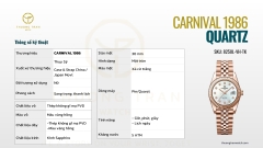 ĐỒNG HỒ NỮ CARNIVAL QUARTZ 8250L-VH-TK