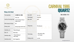 ĐỒNG HỒ NỮ CARNIVAL QUARTZ 8250L-VT-D