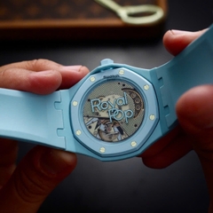 ĐỒNG HỒ NAM SWATCH X AP ROYAL POP BLAUE ACHT SSX03L101N