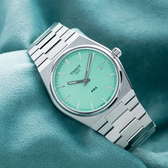 TISSOT PRX QUARTZ LIGHT GREEN 40MM PRX T137.410.11.091.01