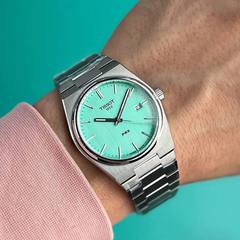 TISSOT PRX QUARTZ LIGHT GREEN 40MM PRX T137.410.11.091.01