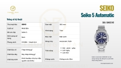 ĐỒNG HỒ NAM SEIKO 5 Automatic SNKE51K1