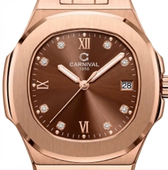 ĐỒNG HỒ NỮ CARNIVAL 8160L-VH-N1 (NÂU ĐẬM)