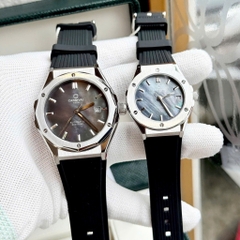 ĐỒNG HỒ ĐÔI CARNIVAL 8168G-VT-DCS-DK BLACK MOP - CARNIVAL 8168L-VT-DCS-DK BLACK MOP