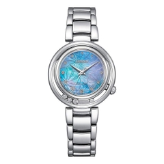 ĐỒNG HỒ NỮ CITIZEN XÀ CỪ XANH QUARTZ ECO DRIVE MOP EM1110-81N