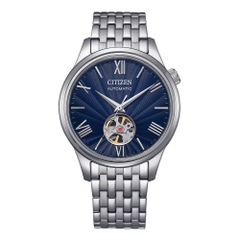 CITIZEN SUNSHINE AND LUNA OPEN HEART AUTOMATIC BLUE NH9130-84L