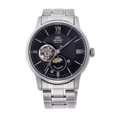 ORIENT OPEN HEART BLACK STEEL SUN & MOON GEN 4 RN-AS0001B (Nội địa)