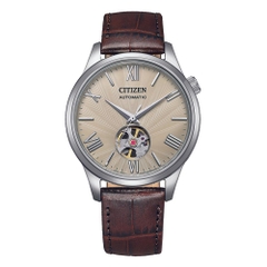 CITIZEN SUNSHINE AND LUNA OPEN HEART AUTOMATIC CHAMPAGNE NH9130-17A