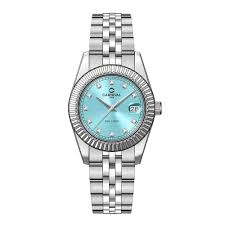 ĐỒNG HỒ NỮ CARNIVAL QUARTZ XANH ICEBLUE 8131L-VT-TX