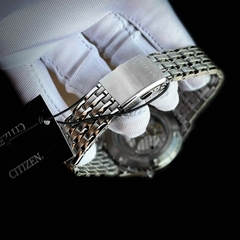 CITIZEN SUNSHINE AND LUNA OPEN HEART AUTOMATIC WHITE NH9130-84A