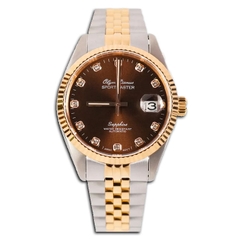 OLYM PIANUS SPORTMASTER AUTOMATIC CHOCOLATE OP89322AGSR-N