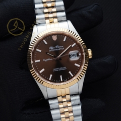 OLYM PIAINUS SPORTMASTER DEMI ROSEGOLD QUARTZ CHOCOLATE OP89322GSR-N-CV