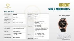 ĐỒNG HỒ NAM ORIENT SUN & MOON GEN 5 RA-AK0309B10B (RA-AK0309B30B)