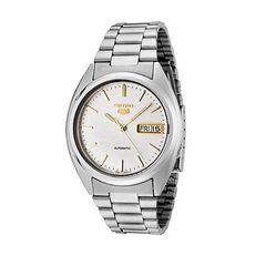 SEIKO SERIES 5 AUTOMATIC OFF WHITE DIAL SNXG47