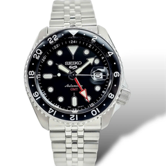 SEIKO 5 SPORTS GMT AUTOMATIC BLACK SSK001