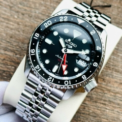 SEIKO 5 SPORTS GMT AUTOMATIC BLACK SSK001
