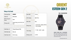 ĐỒNG HỒ NAM ORIENT ESTEEM GEN 2 FAG02001B0 (TAG02001B0 )