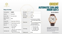 ĐỒNG HỒ NAM ORIENT AUTOMATIC SUN AND MOON GEN 3 RN-AK0001S (Nội địa)