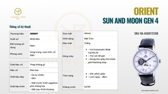 ORIENT SUN AND MOON GEN 4 RA-AS0011S10B ( RA-AS0011S00C ) ( RN-AS0003S )