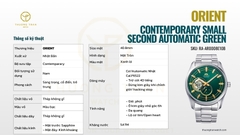 ORIENT CONTEMPORARY SMALL SECOND AUTOMATIC GREEN RA-AR0008E10B (RN-AR0008E)