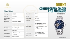 ORIENT CONTEMPORARY GOLDEN EYES AUTOMATIC TAG03001D0 (BẢO HÀNH QUỐC TẾ)