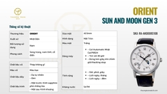 ORIENT SUN AND MOON GEN 3 RA-AK0008S10B ( RA-AK0008S00C ) ( RN-AK0005S )