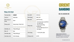 ĐỒNG HỒ NAM ORIENT  BAMBINO RA-AG0028L10B