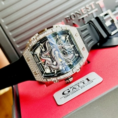 BONEST GATTI GHOST DRAGON STAR AUTOMATIC SILVER DIAMOND BG5605-A1
