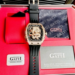 BONEST GATTI GHOST DRAGON STAR AUTOMATIC GOLD DIAMOND BG5605-A2