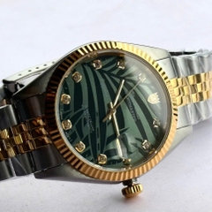 OLYM PIANUS SPORTMASTER QUARTZ LÁ CỌ XANH OP89322G-658