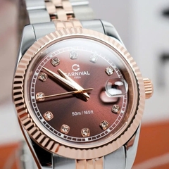 ĐỒNG HỒ NỮ CARNIVAL QUARTZ CHOCO 8131L-CH-N