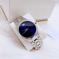 ĐỒNG HỒ NAM MOVADO COLLECTION 0606369 BLUE DIAL MENS STEEL WATCH 40mm