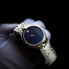 ĐỒNG HỒ NAM MOVADO COLLECTION 0606369 BLUE DIAL MENS STEEL WATCH 40mm