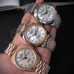 ĐỒNG HỒ NAM XÀ CỪ CARNIVAL AUTOMAITC 8907G-VH-MOP (XÀ CỪ TRẮNG)