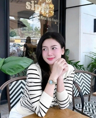 ĐỒNG HỒ NỮ CITIZEN XÀ CỪ XANH QUARTZ ECO DRIVE MOP EM1110-81N