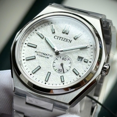 ĐỒNG HỒ NAM CITIZEN AUTOMATIC ZENSHIN SUPER TITANIUM WHITE DIAL  NJ0180-80A