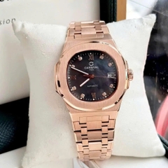 ĐỒNG HỒ NAM XÀ CỪ CARNIVAL AUTOMAITC 8160G-VH-BLACK MOP (XÀ CỪ ĐEN)