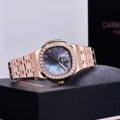 ĐỒNG HỒ NỮ CARNIVAL QUARTZ XÀ CỪ ĐEN 8160L2-VH-DK