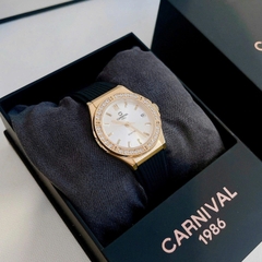 ĐỒNG HỒ NỮ CARNIVAL QUARTZ 8168L2-VV-DCS-T