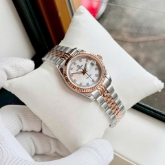 ĐỒNG HỒ NỮ CARNIVAL QUARTZ XÀ CỪ TRẮNG 8131L-CH-TK