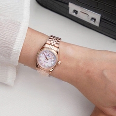 ĐỒNG HỒ NỮ CARNIVAL QUARTZ XÀ CỪ HỒNG 8131L-VH-HK