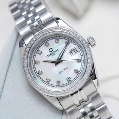ĐỒNG HỒ NỮ CARNIVAL QUARTZ XÀ CỪ TRẮNG 8131L2-VT-TK
